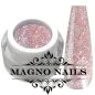 Preview: Rosa Nude Glitter Rainbow Gel